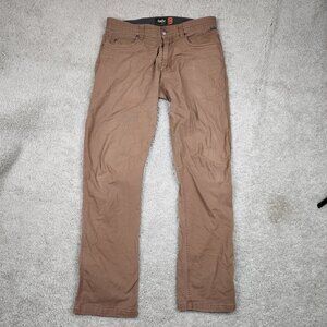 Howler Bros Casual Pants Mens Size 34x34 Brown Khaki Huckberry REI USA Straight